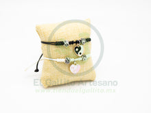 Cargar imagen en el visor de la galería, Pulsera Pareja MD28 | Corazones Ying Yang
