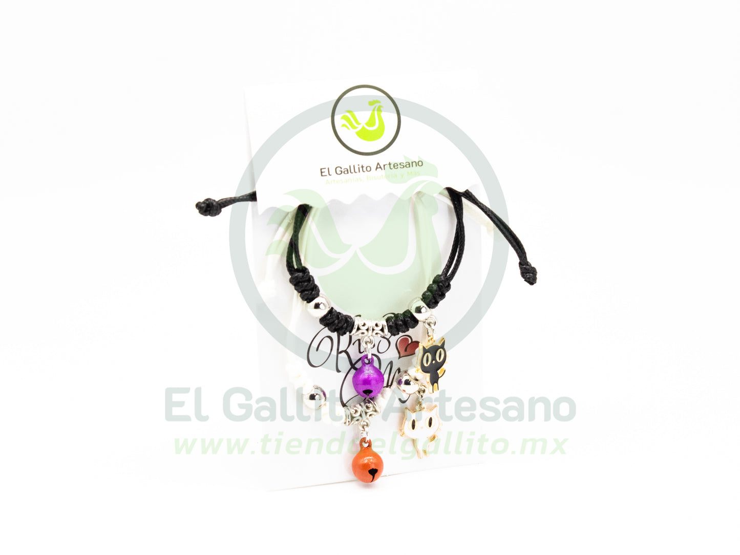 Pulsera Pareja MD30 | Gatitos Campana