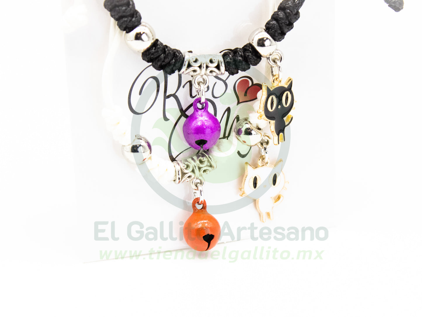 Pulsera Pareja MD30 | Gatitos Campana