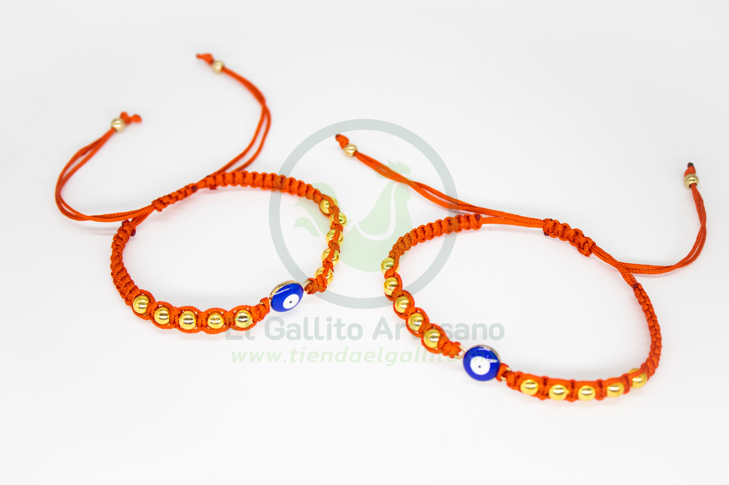 Pulsera Roja 15-1 | Ojo Azul