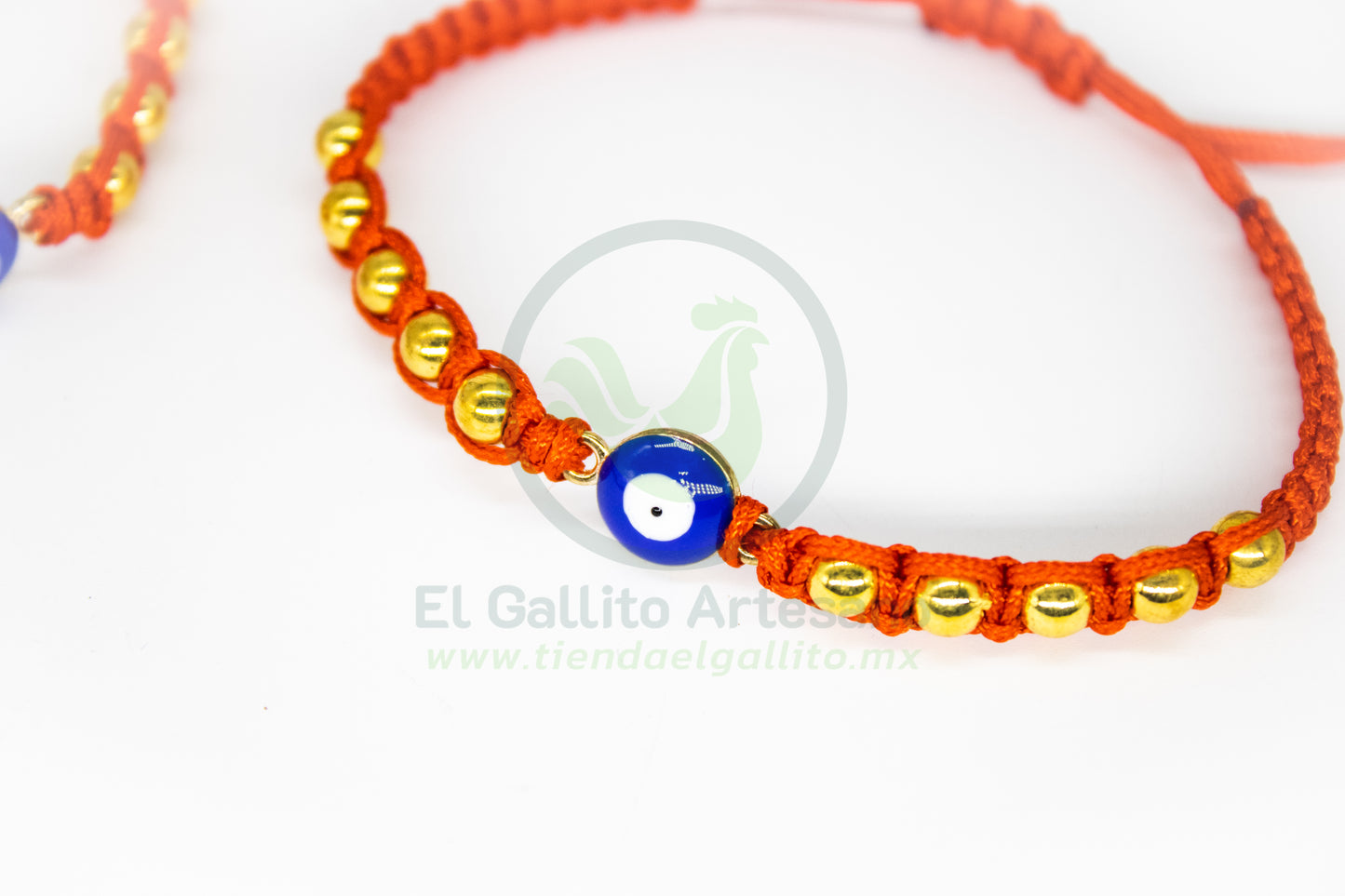 Pulsera Roja 15-1 | Ojo Azul