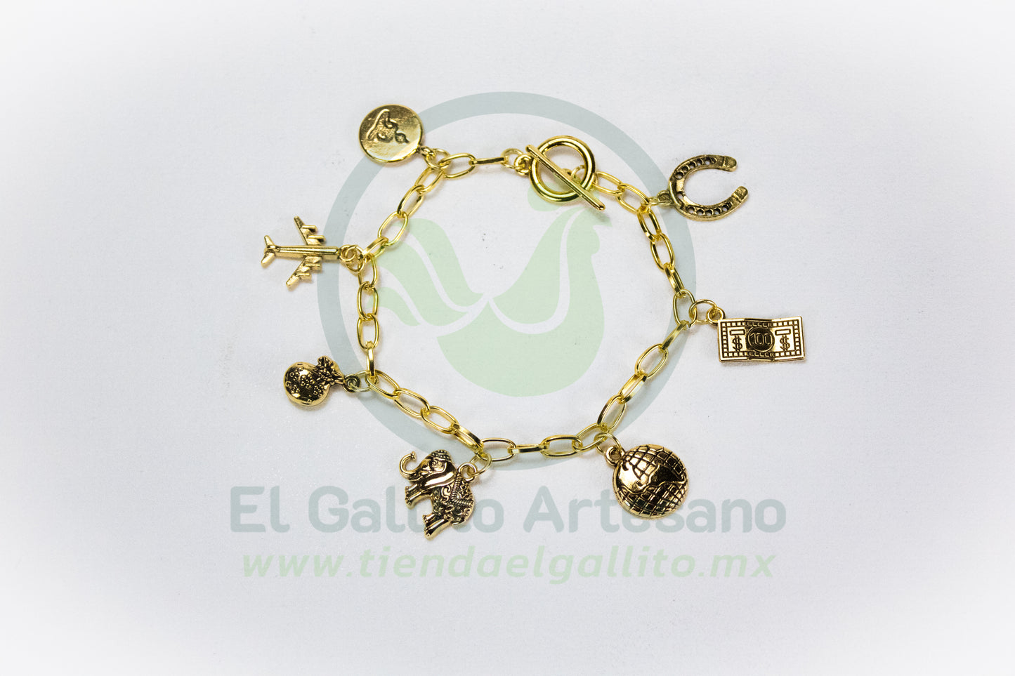 Pulsera XH #03 Deseos Dorada