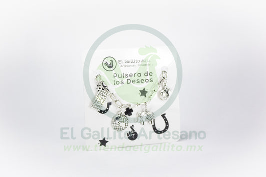 Pulsera XH #04 Deseos Niquelada