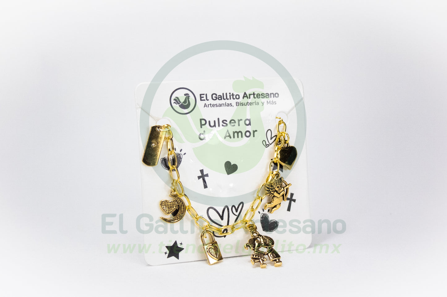 Pulsera XH #05 Amor Dorada