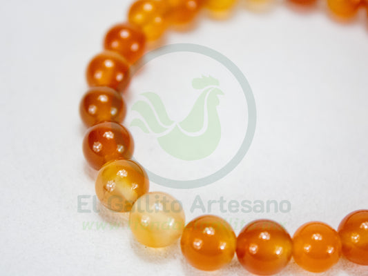 Pulsera #1 Piedra Cornalina