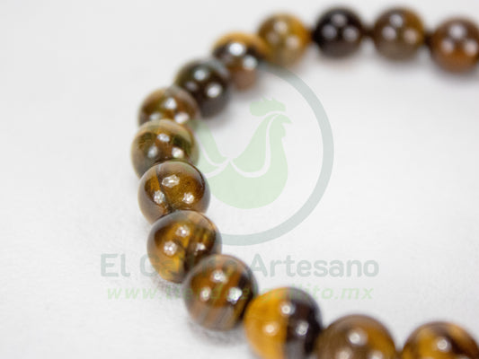 Pulsera #6 Piedra Ojo Tigre