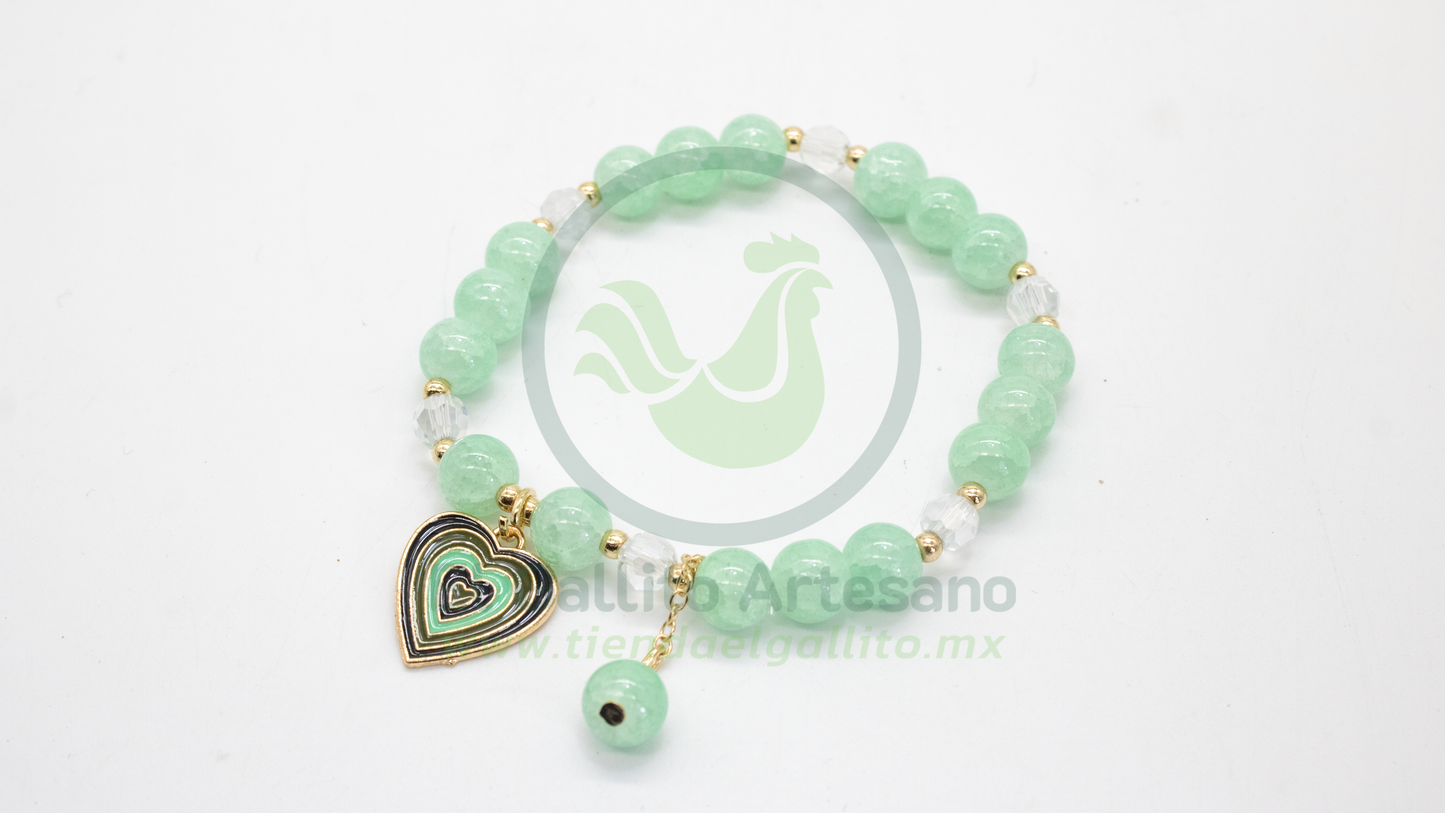 Pulsera B6 MD07 | Corazón Chicas Superpoderosas