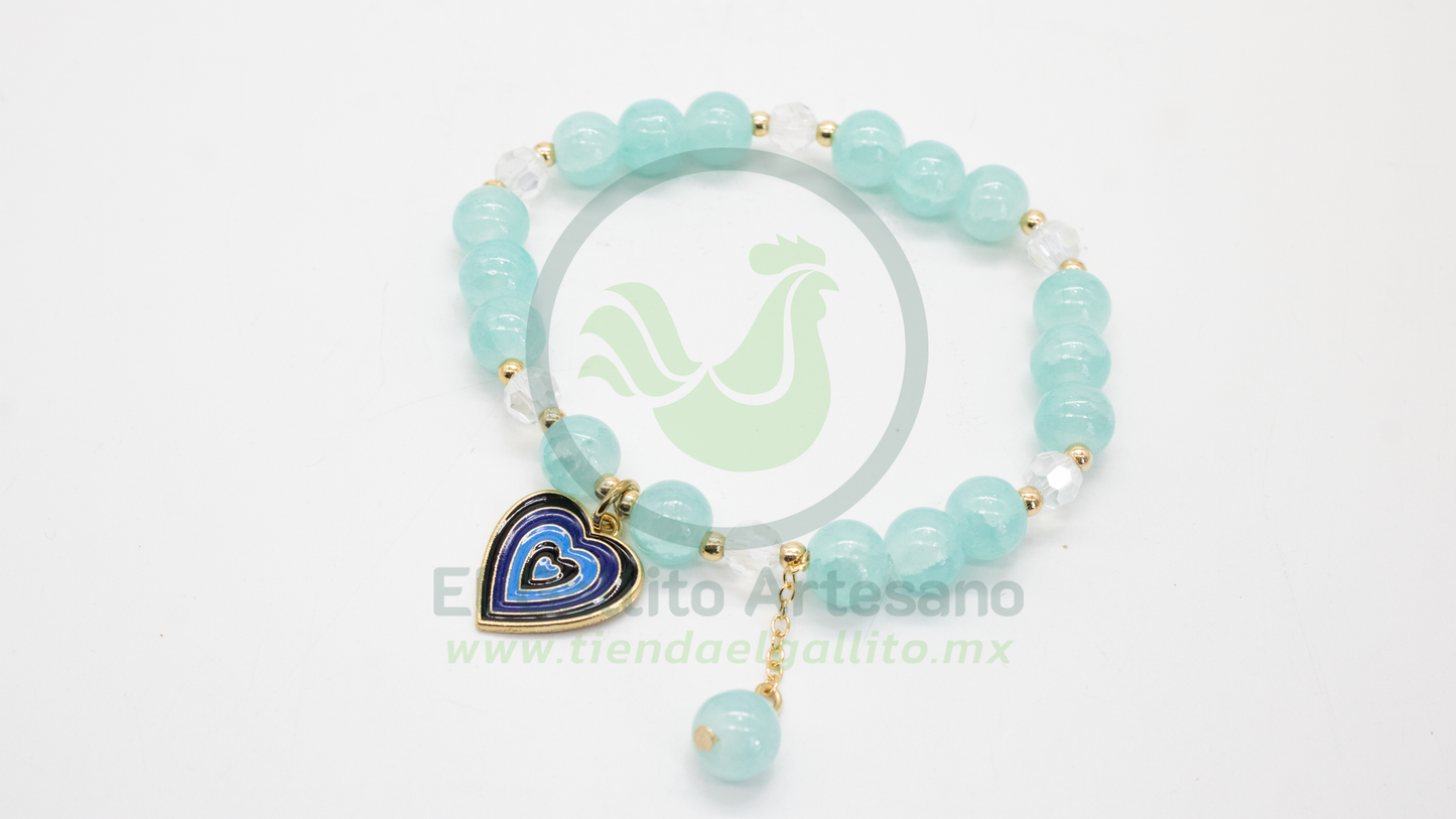 Pulsera B6 MD07 | Corazón Chicas Superpoderosas