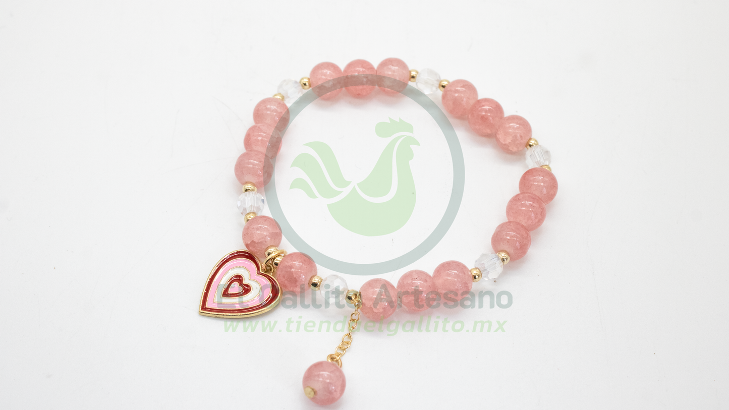 Pulsera B6 MD07 | Corazón Chicas Superpoderosas