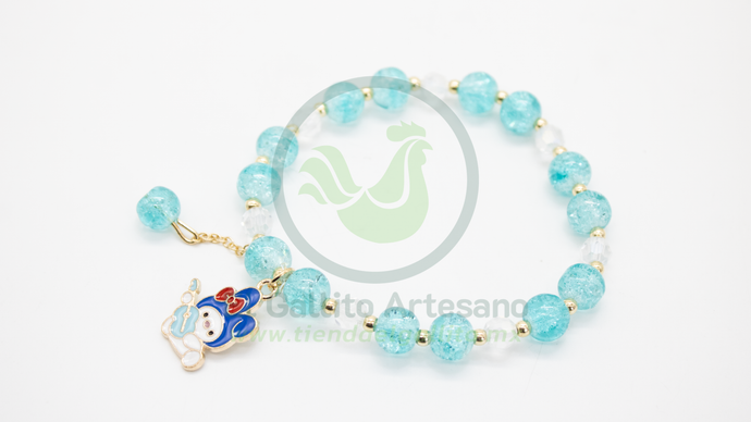 Pulsera B6 MD14 | Bola Jaspe Hello Kitty