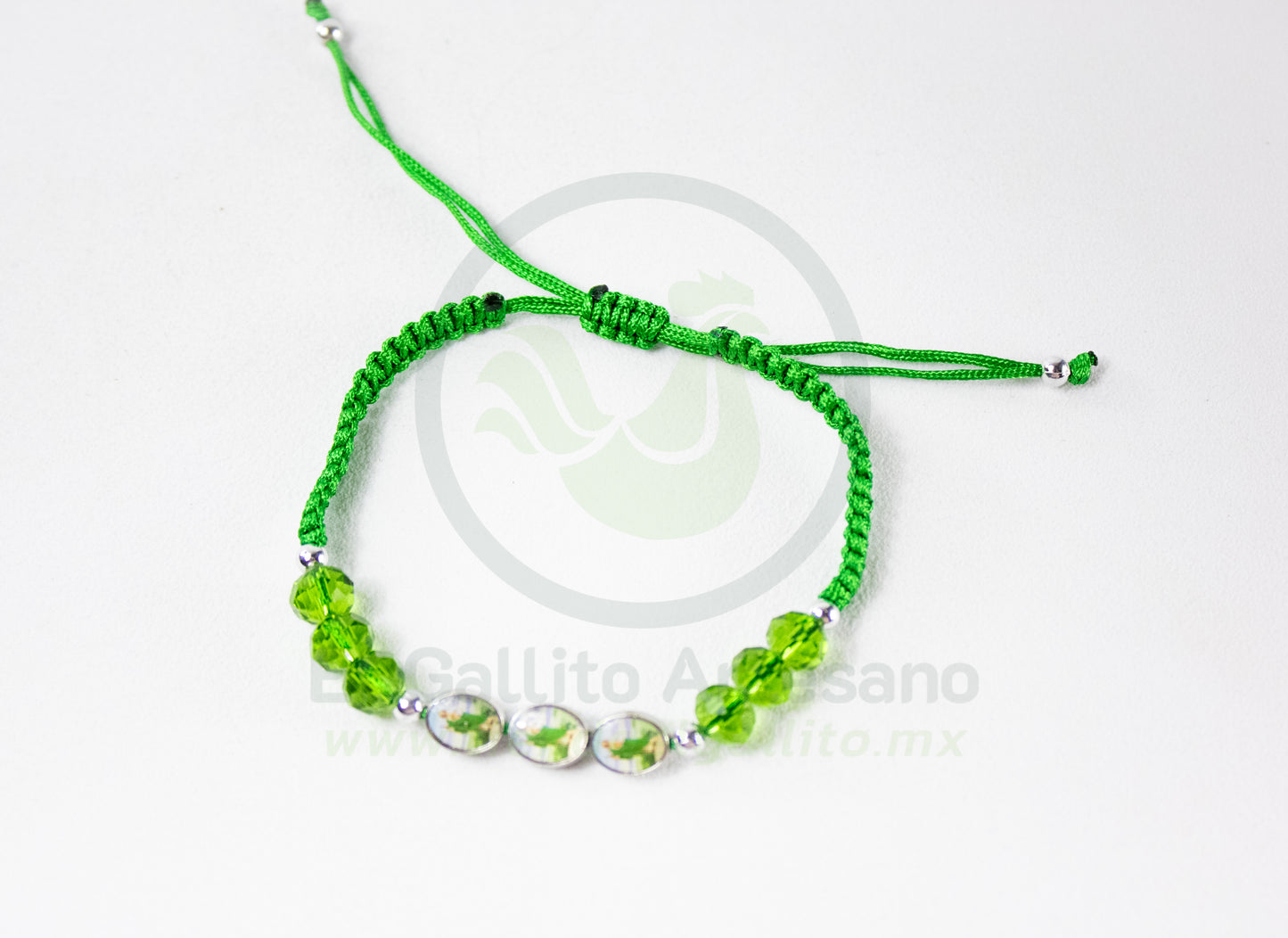 Pulsera Hilo Cristal San Judas Tadeo 25-1 #4