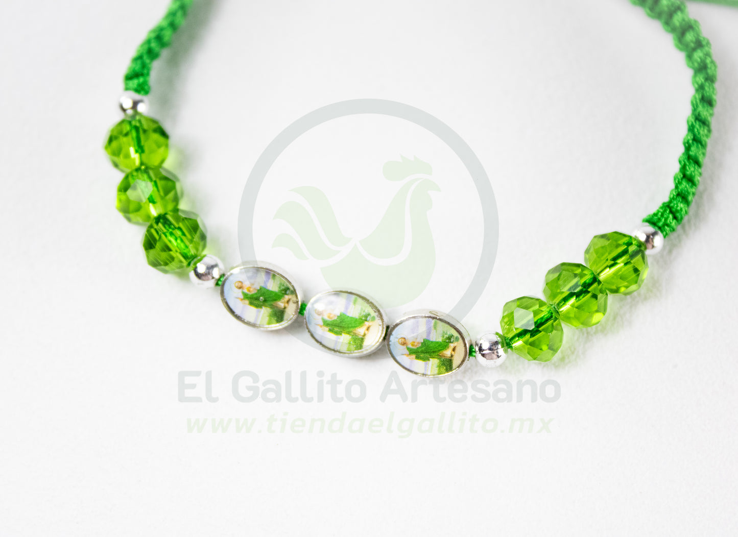 Pulsera Hilo Cristal San Judas Tadeo 25-1 #4
