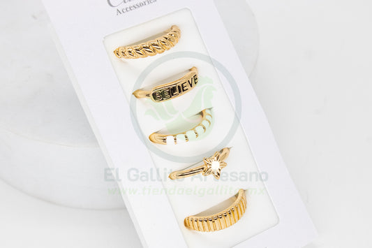 Set Anillo MD33