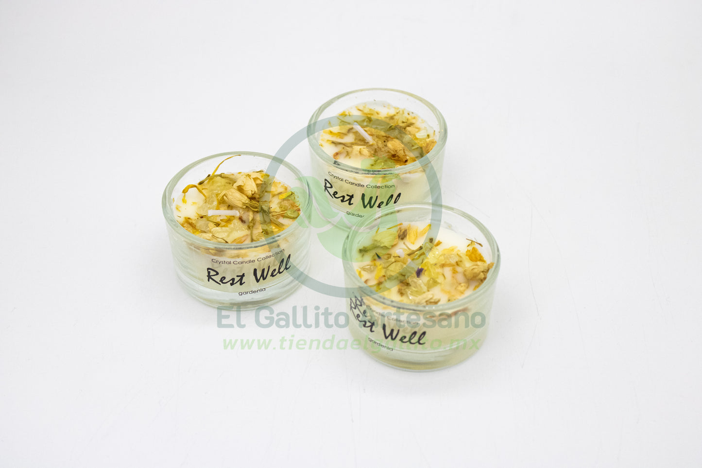 Vela Aromática | Vaso MD2 | Gardenia y Citrino