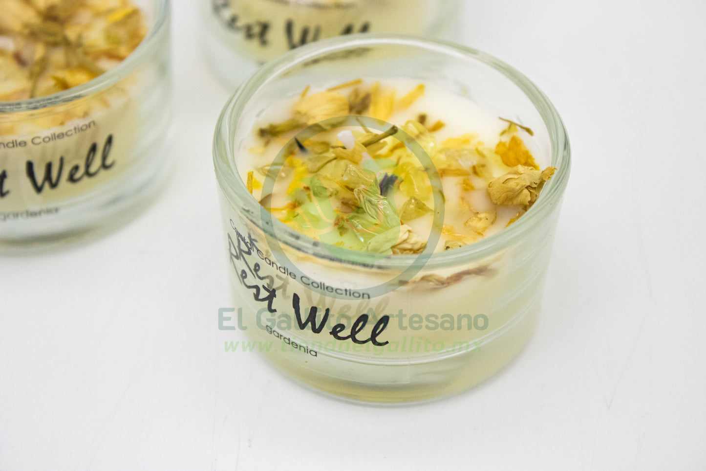 Vela Aromática | Vaso MD2 | Gardenia y Citrino