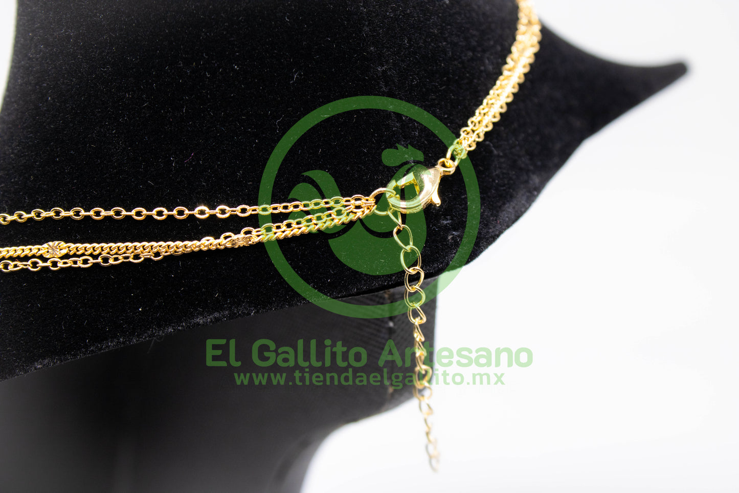 Collar 3H MD13 | Cadena Círculos + Estrella Cartesiana