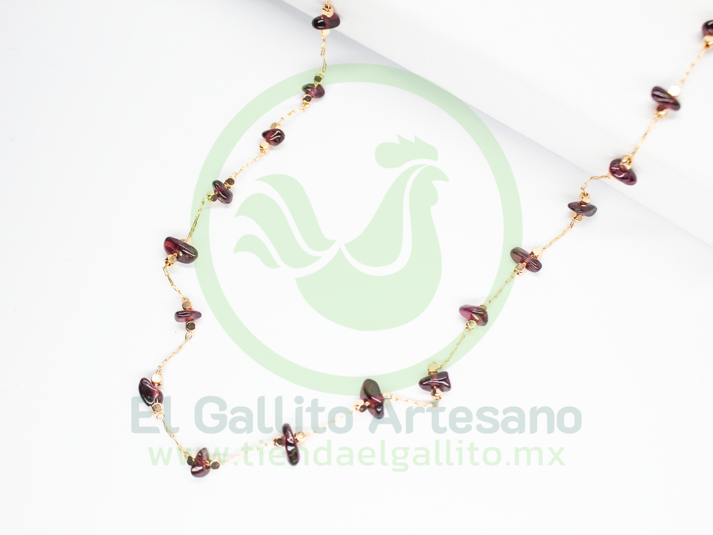 Collar Vivi 23 Piedra Granate