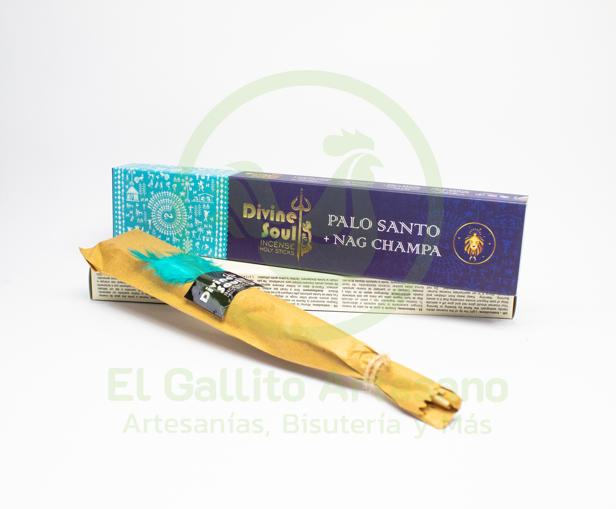 V Divine Incienso Divine Soul | Palo Santo - Nag Champa – elgallitoartesano