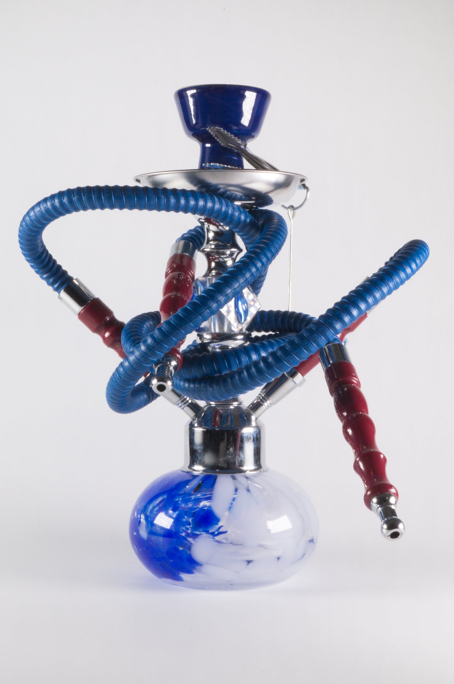 Shisha CA59 Cristal 2 Mangueras - Efecto Craquelado