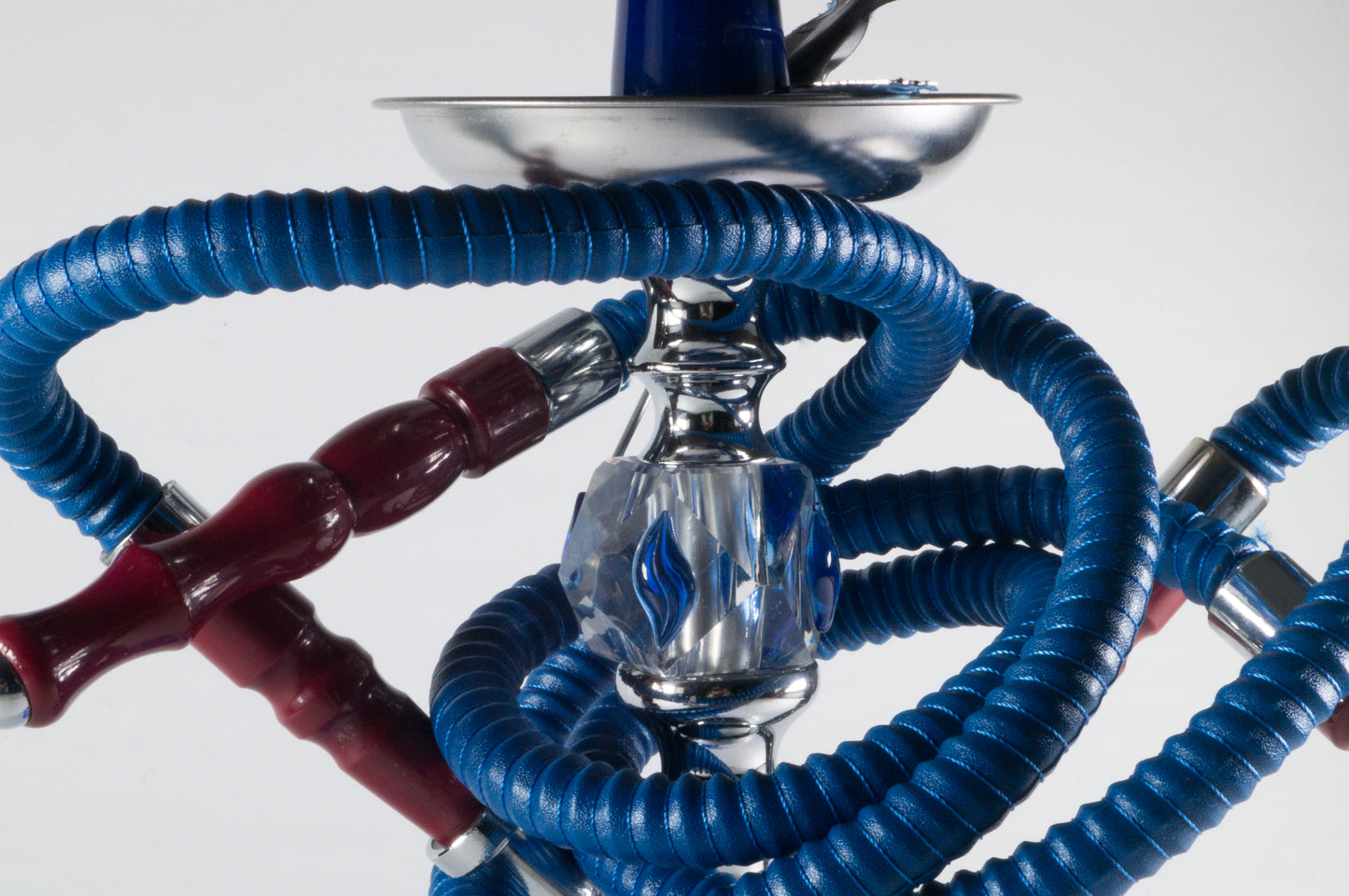 Shisha CA59 Cristal 2 Mangueras - Efecto Craquelado
