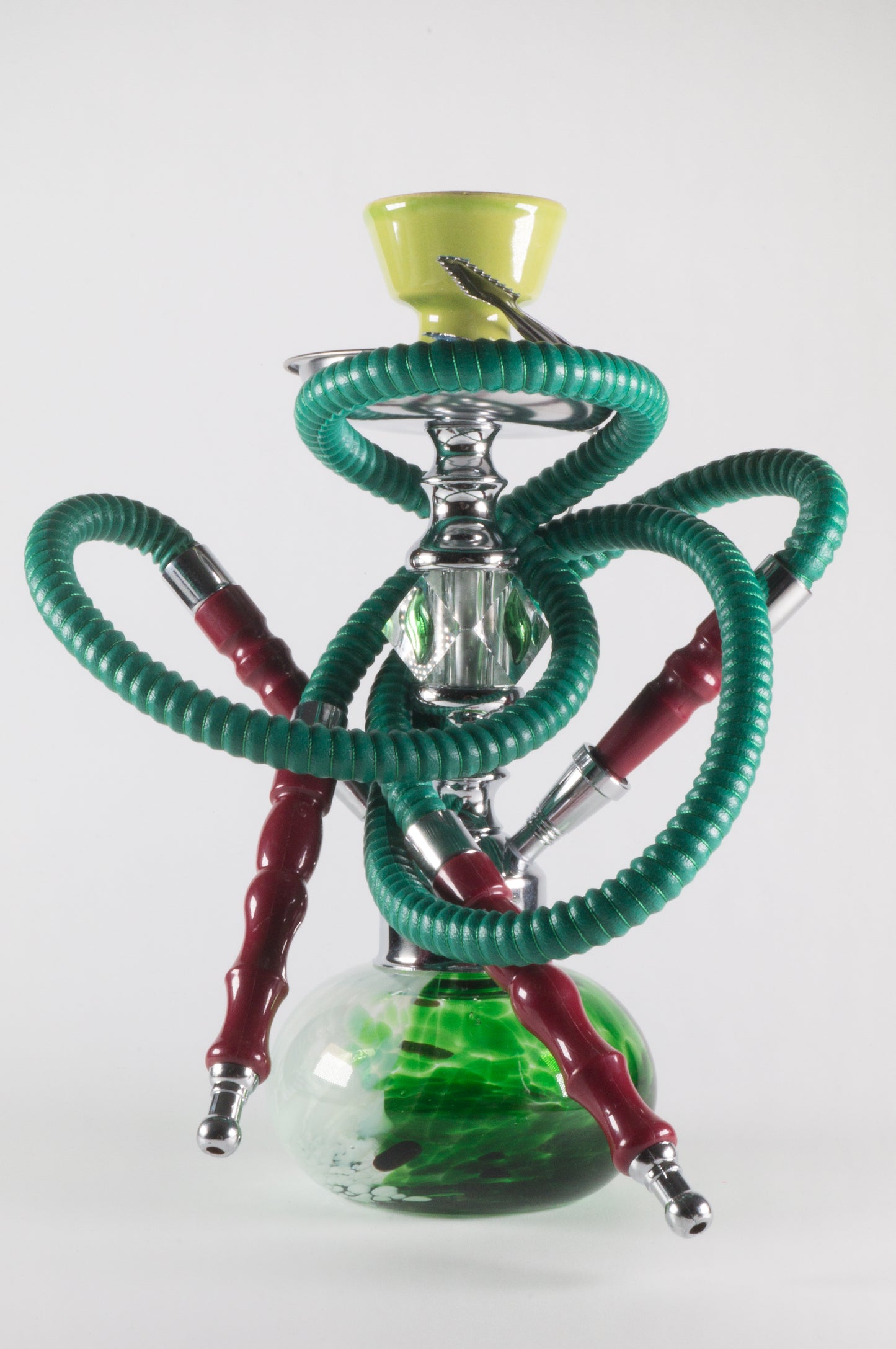Shisha CA59 Cristal 2 Mangueras - Efecto Craquelado
