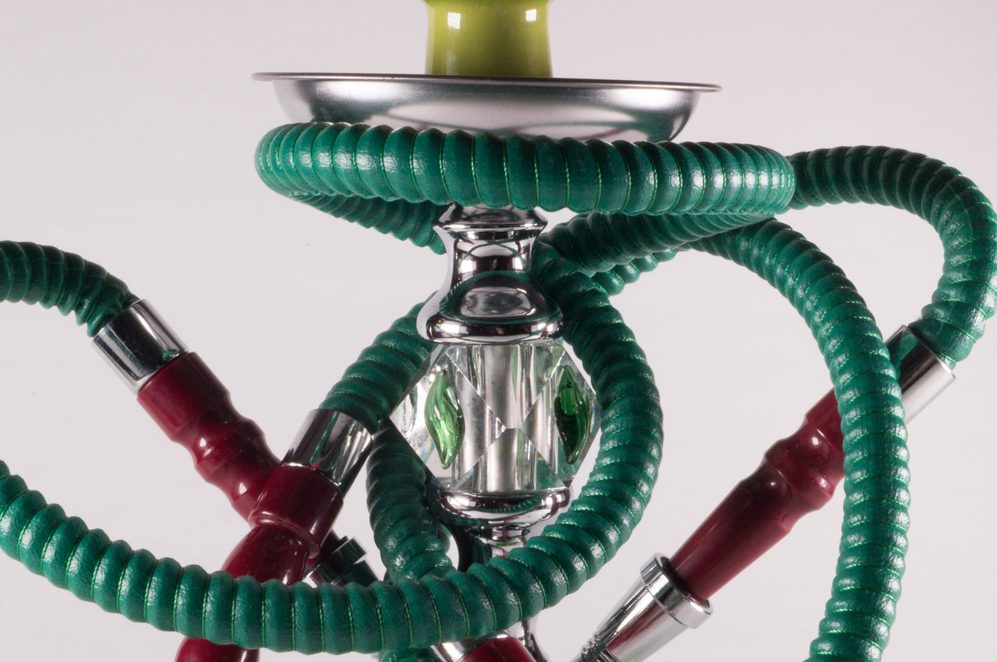 Shisha CA59 Cristal 2 Mangueras - Efecto Craquelado