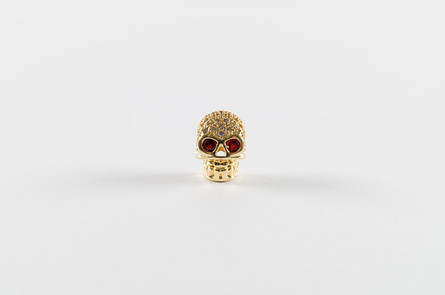 Dije Zirconia #002 | Calavera Ojos Rojos