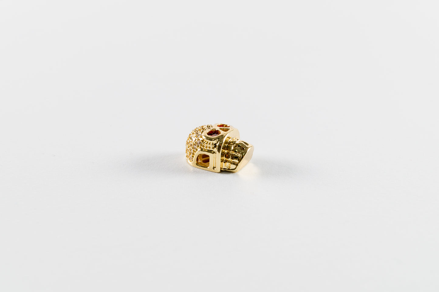 Dije Zirconia #002 | Calavera Ojos Rojos