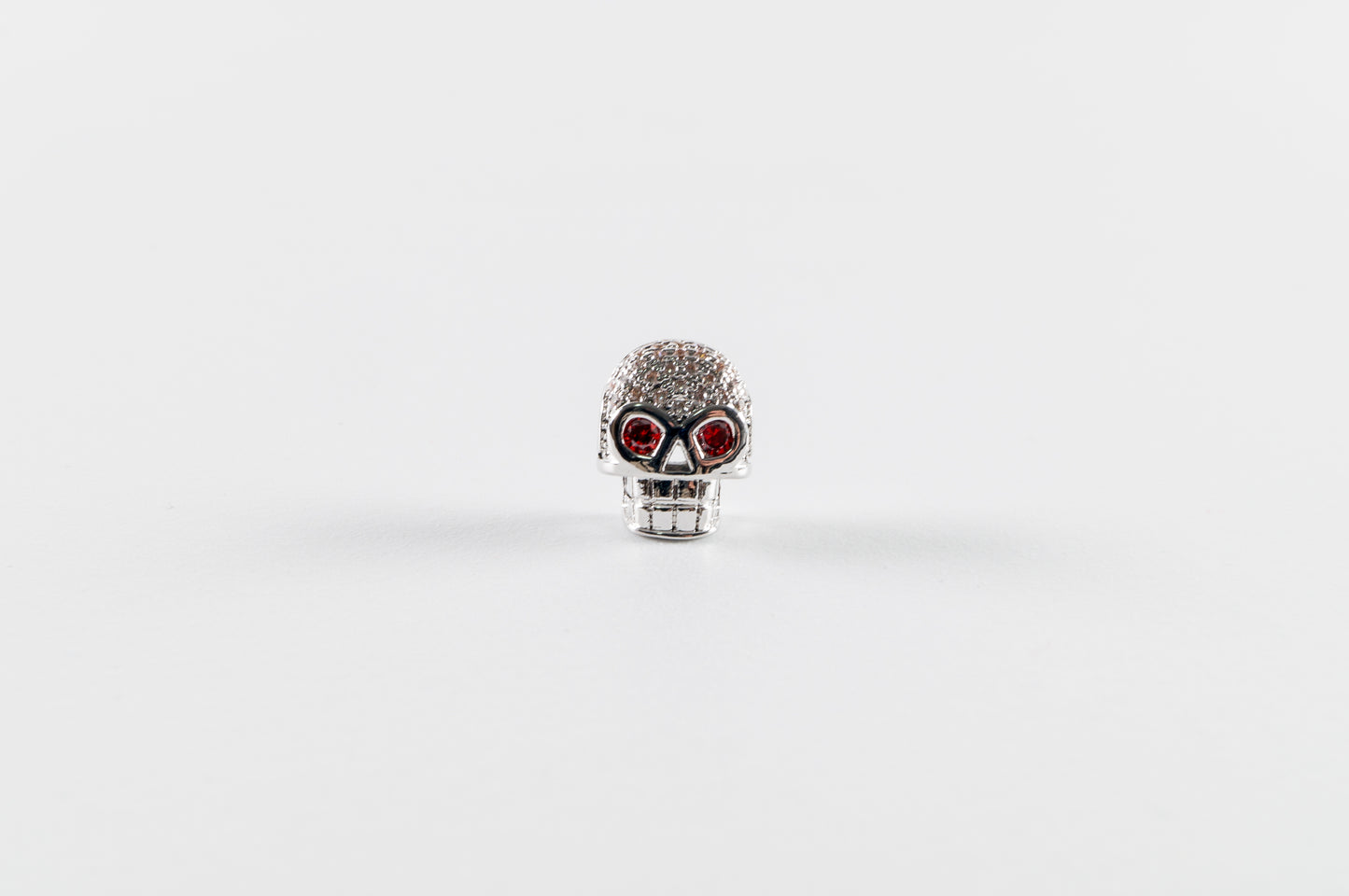 Dije Zirconia #002 | Calavera Ojos Rojos