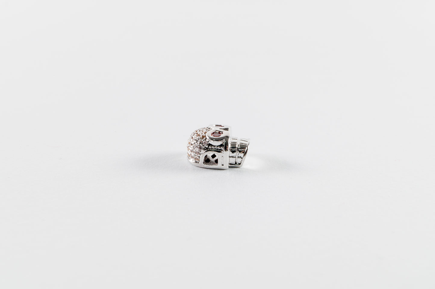 Dije Zirconia #002 | Calavera Ojos Rojos