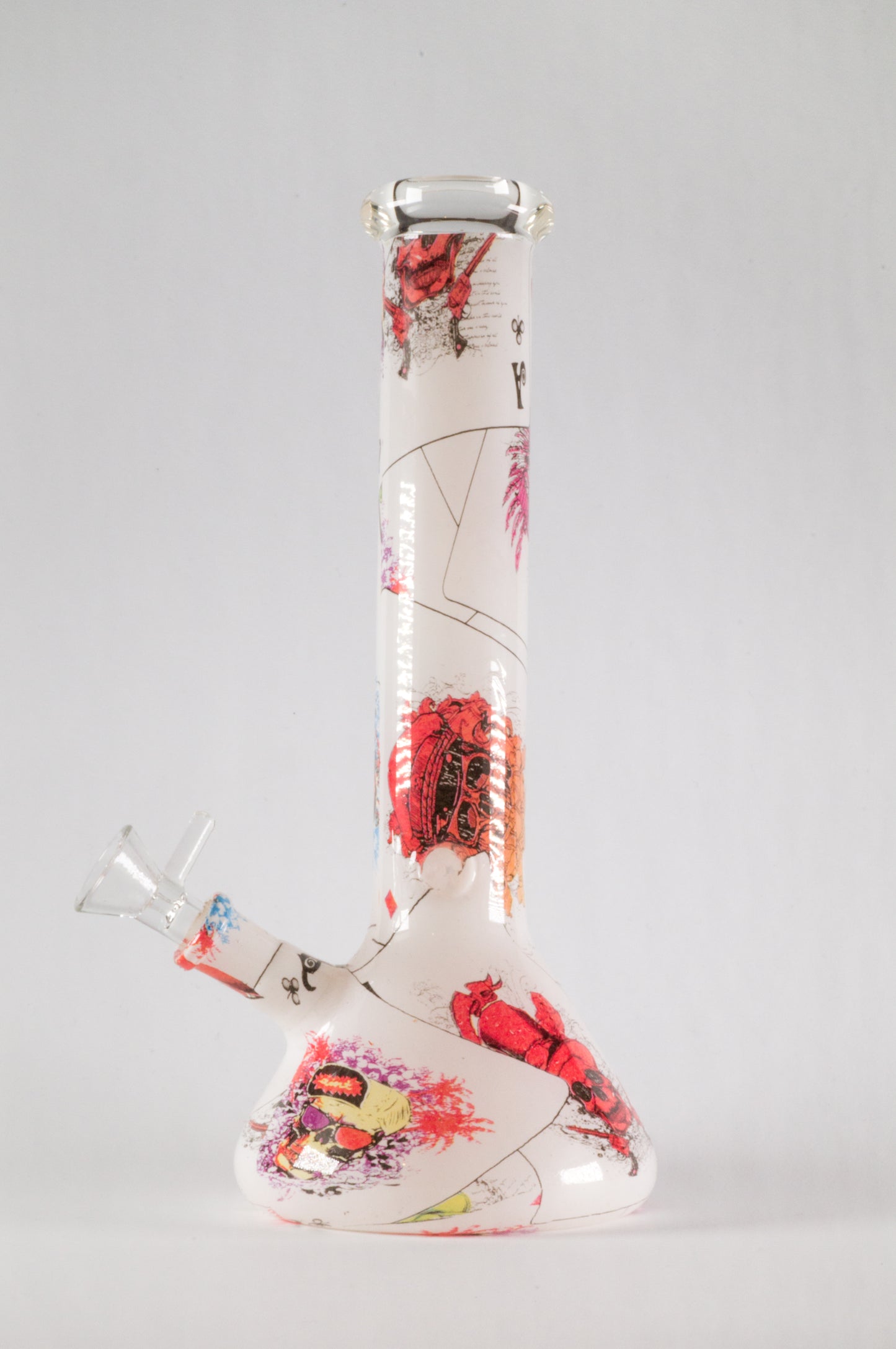 Bong CA198 Vidrio Pintado Colores MIX