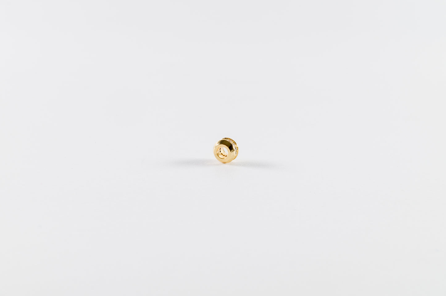 Dije Zirconia #058 | Rondel Curveado