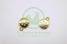 Cargar imagen en el visor de la galería, #513 Chapa de Oro - Dije Cara Feliz (PIEZA)
