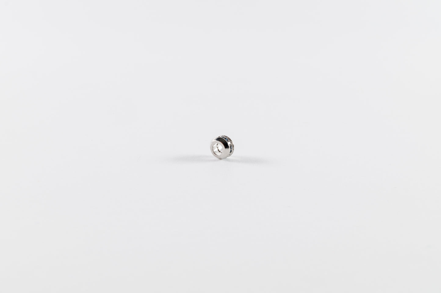 Dije Zirconia #058 | Rondel Curveado