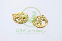 Cargar imagen en el visor de la galería, #530 Chapa de Oro - Dije Aries - Signo Zodiacal (PIEZA)
