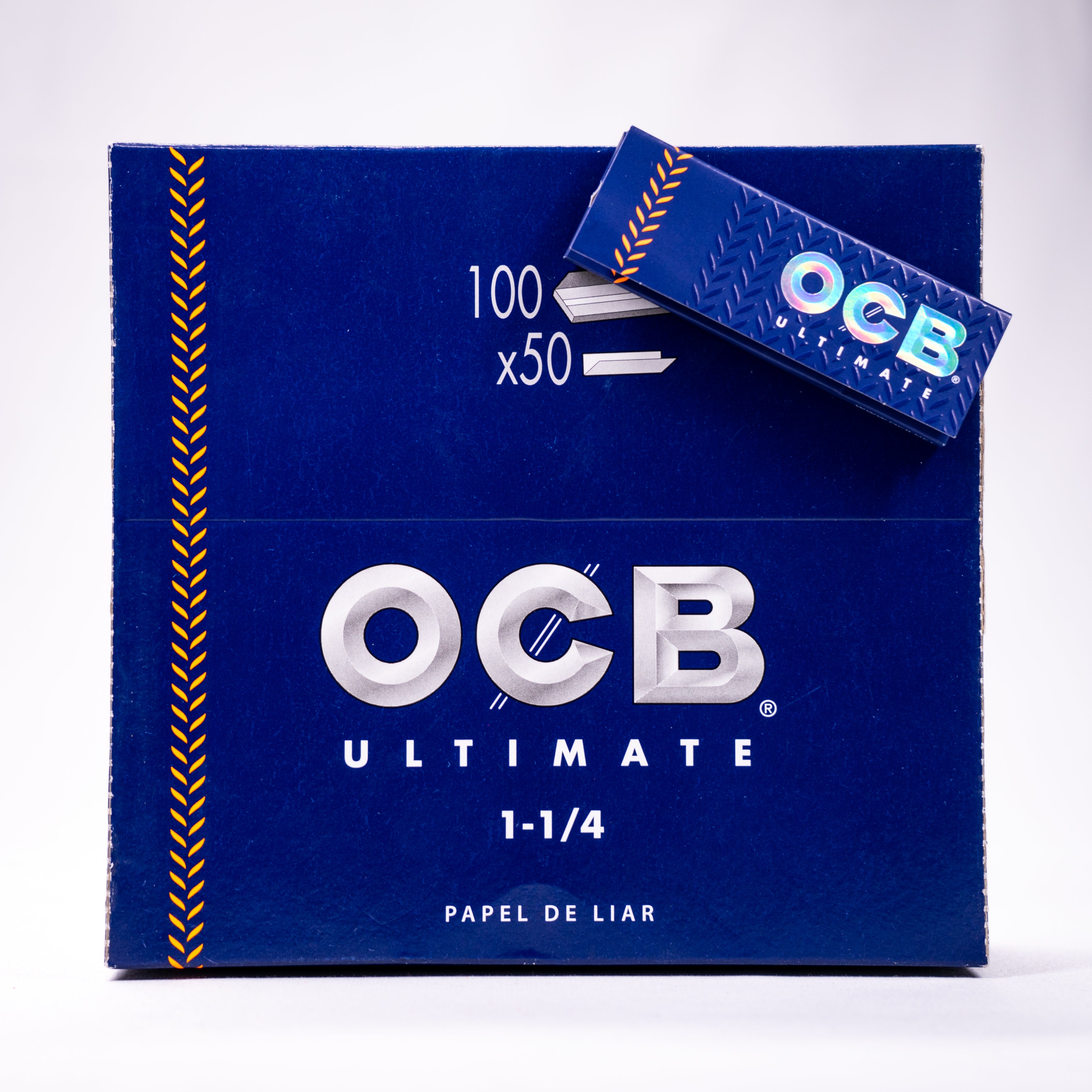  1000 OCB azul filtro cigarrillo TUBOS de papel de cáñamo :  Salud y Hogar