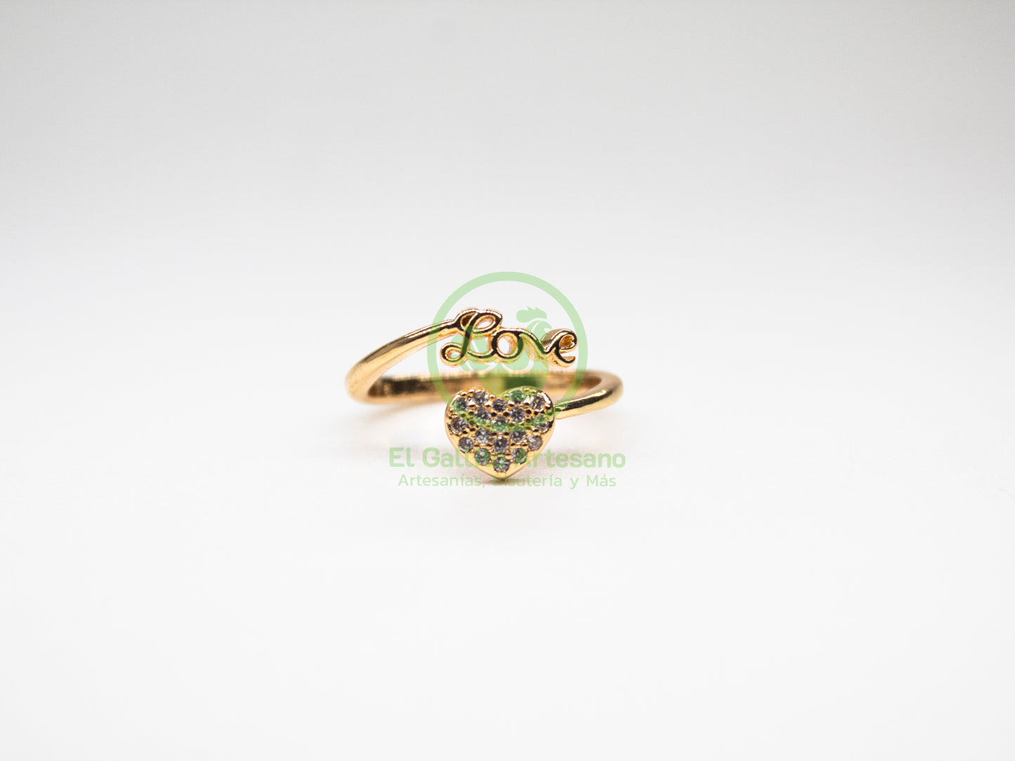 Anillo VIVI Zirconia 14 - Love + Corazón