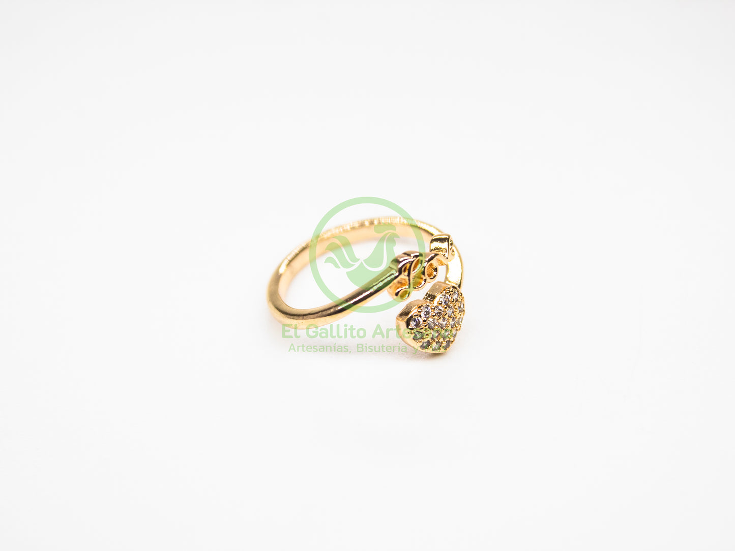 Anillo VIVI Zirconia 14 - Love + Corazón