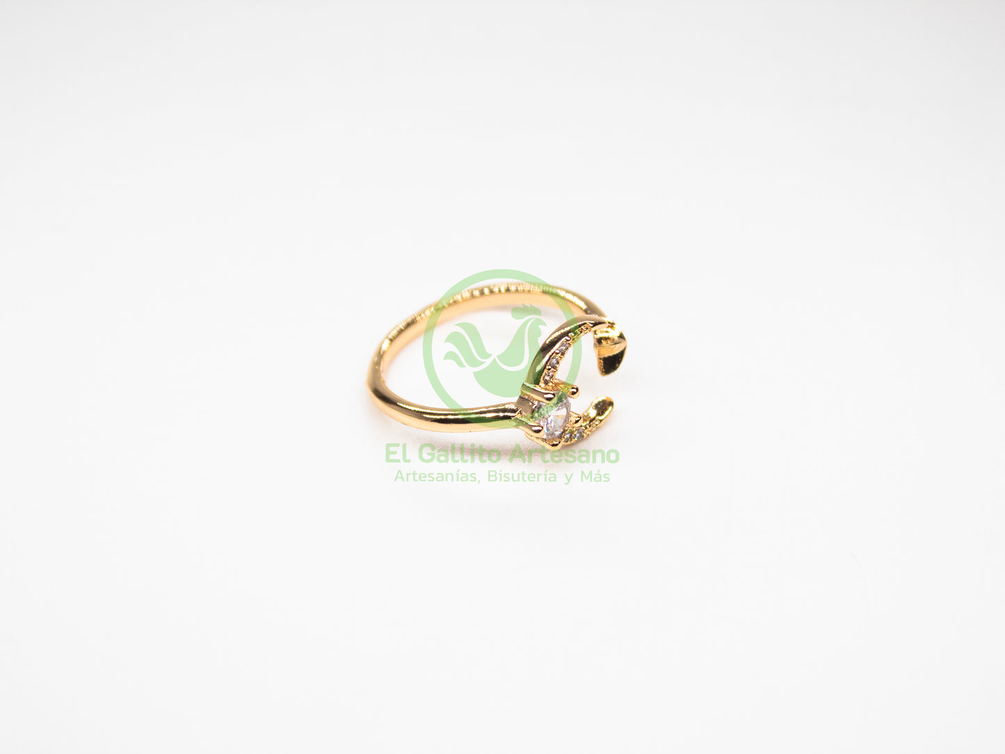 Anillo VIVI Zirconia 15 - Luna estrella 1 Cristal