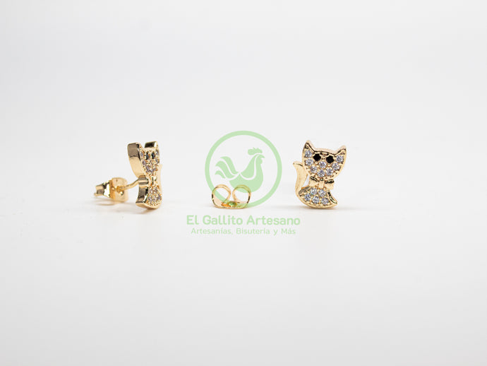 Arete VIVI 23 Zirconia - Gato Elegante