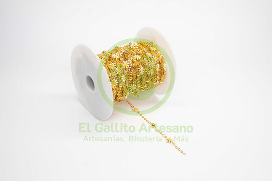 Cadena GRM CAD44 Flor Blanca