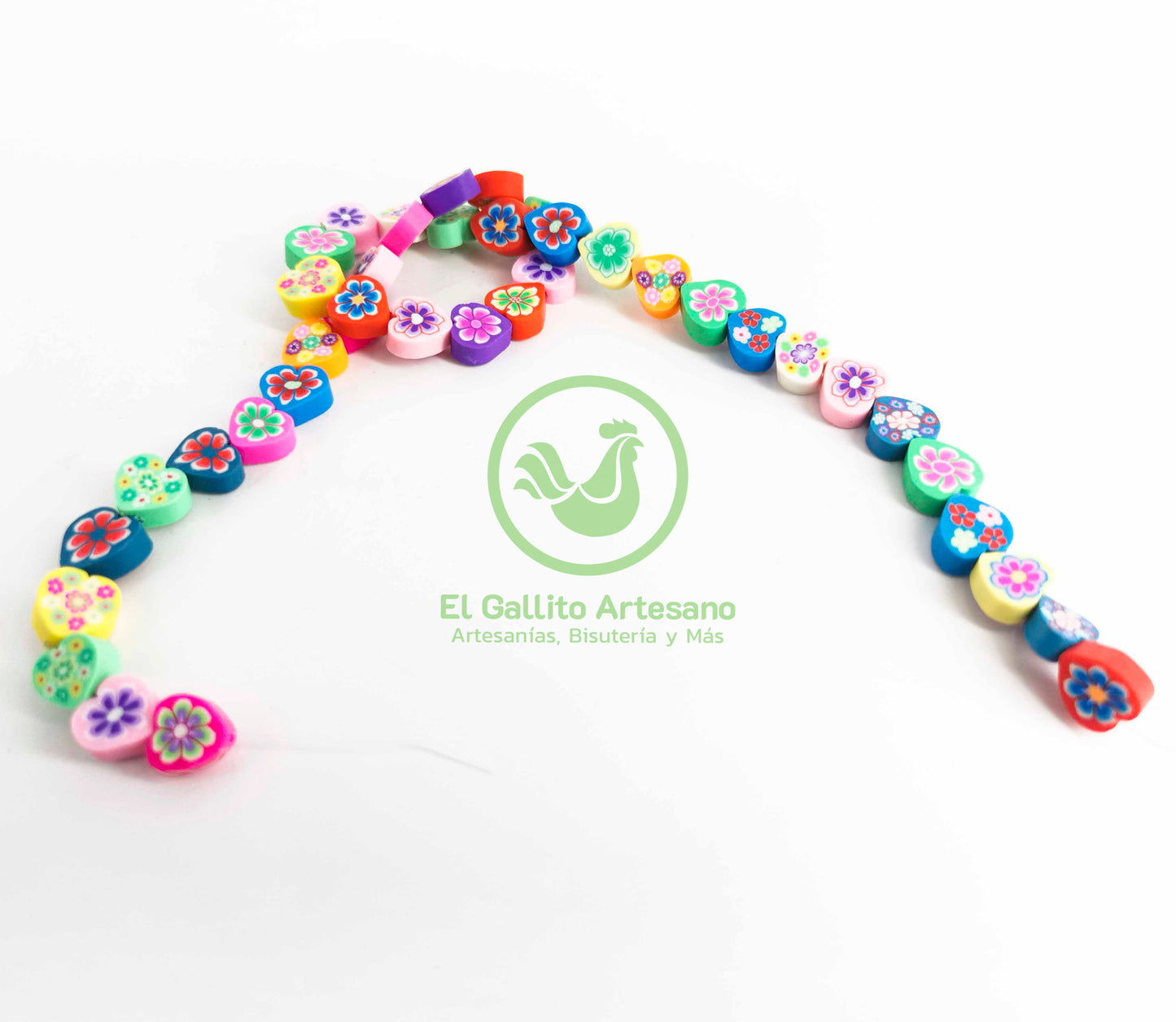 Fimo Corazón/Flor