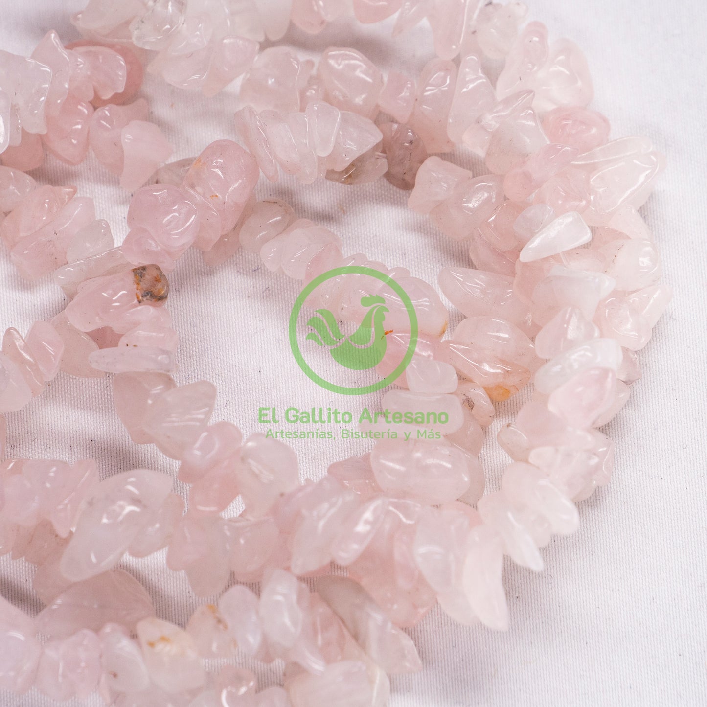Chip De Piedra Cuarzo Rosa