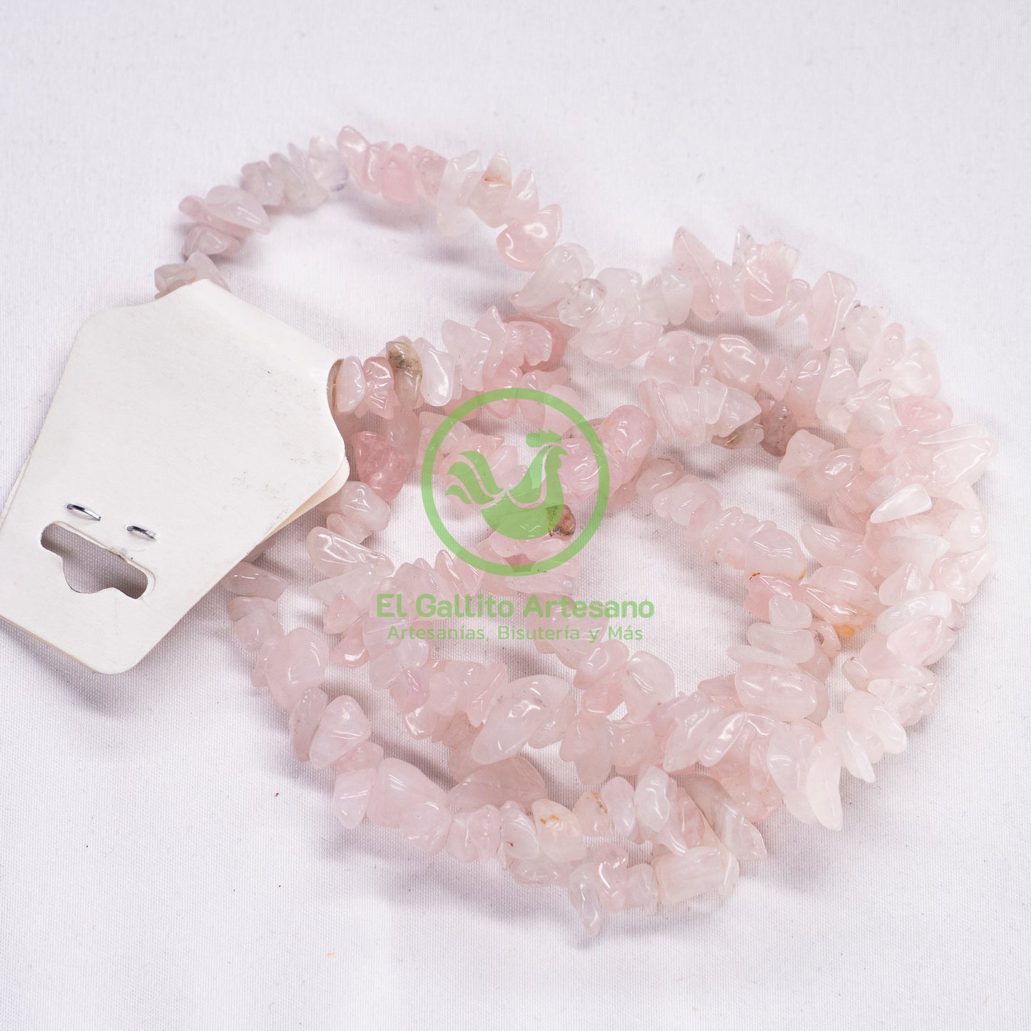 Chip De Piedra Cuarzo Rosa