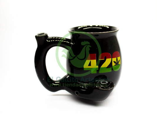 Pipa Taza 2 en 1 420 Rasta