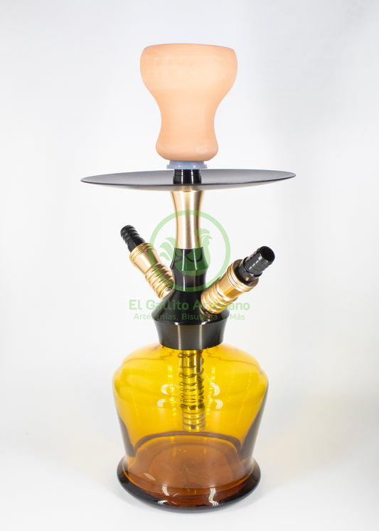 Shisha CA218 - 2 Mangueras - Base Barril