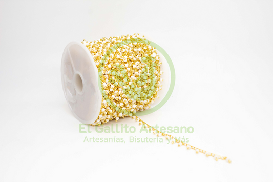 Cadena GRM CAD38 Chaquira Blanca