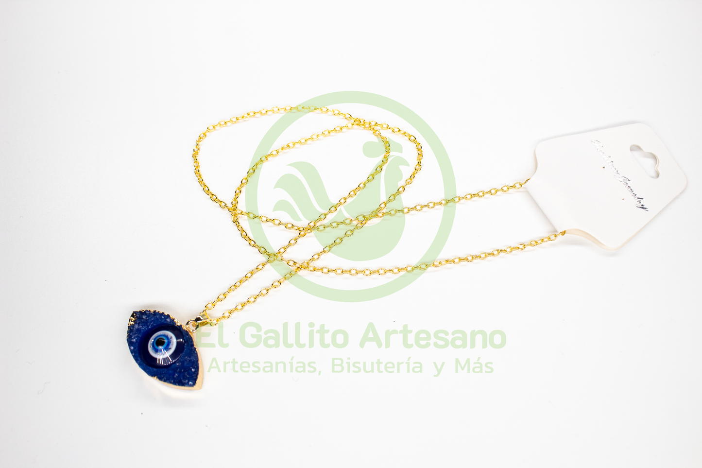 Collar Chapa Dije Ojo