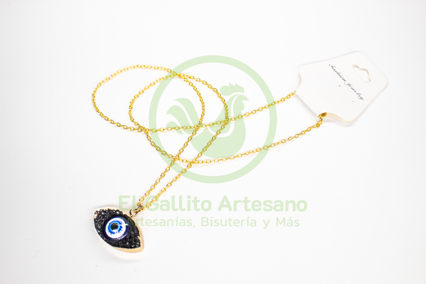Collar Chapa Dije Ojo