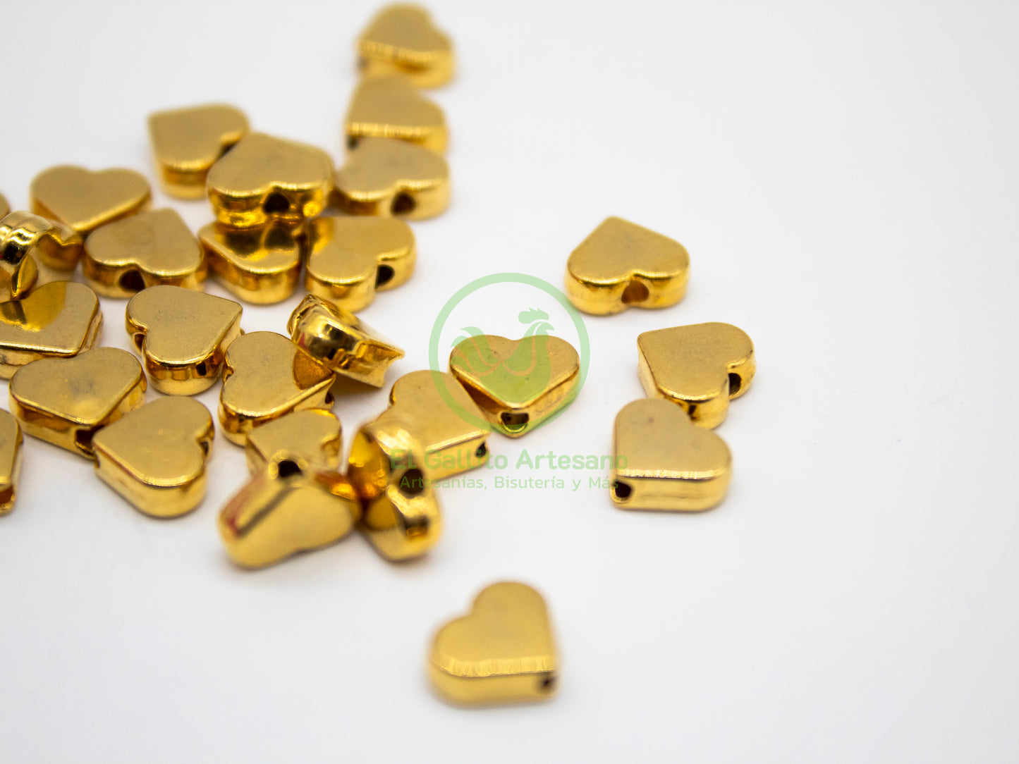 #411 Chapa de Oro - Corazón Vertical